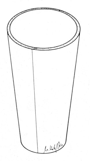 Finished cone for liner